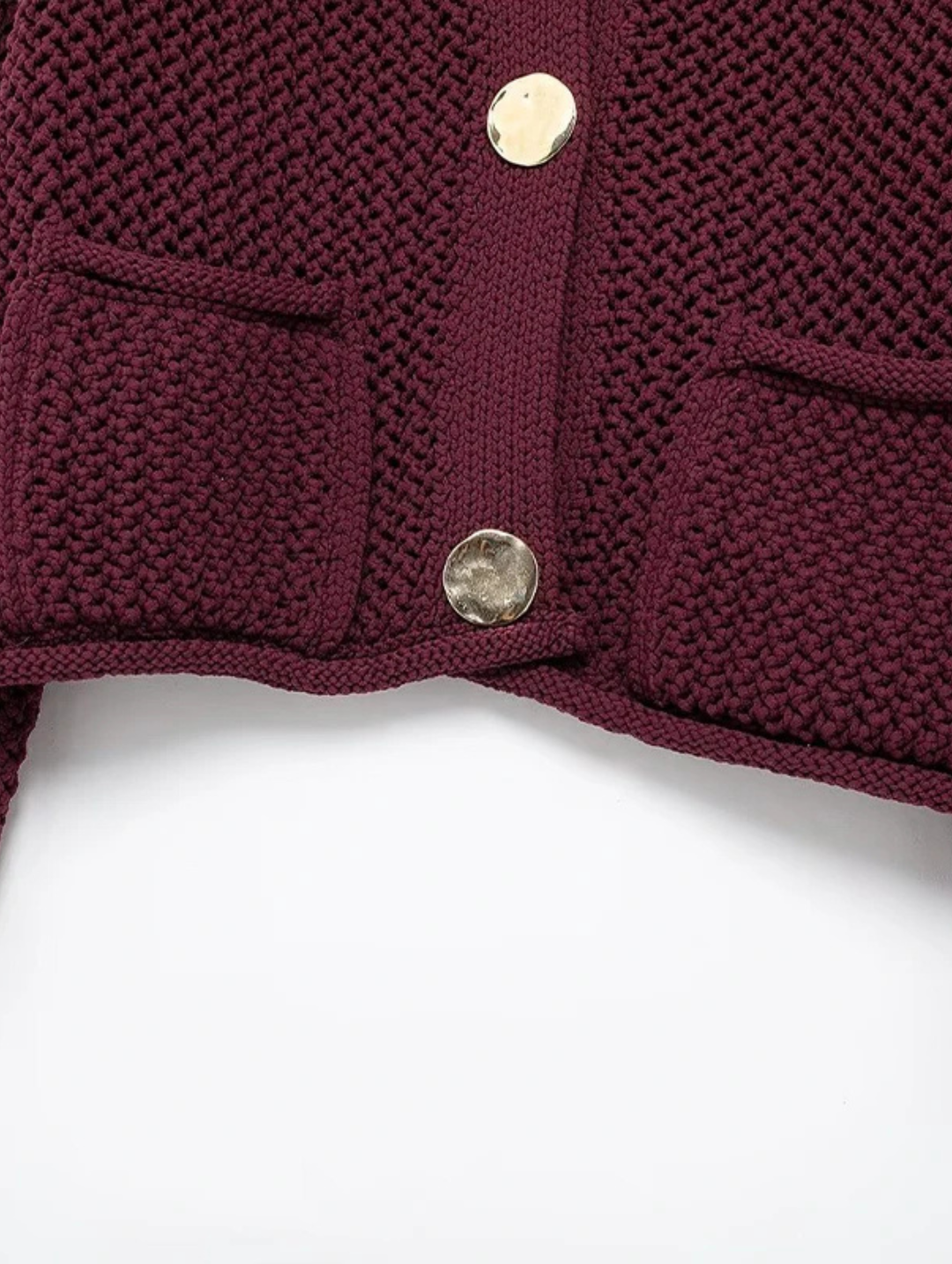 SOPHIA - Knitted Button Cardigan