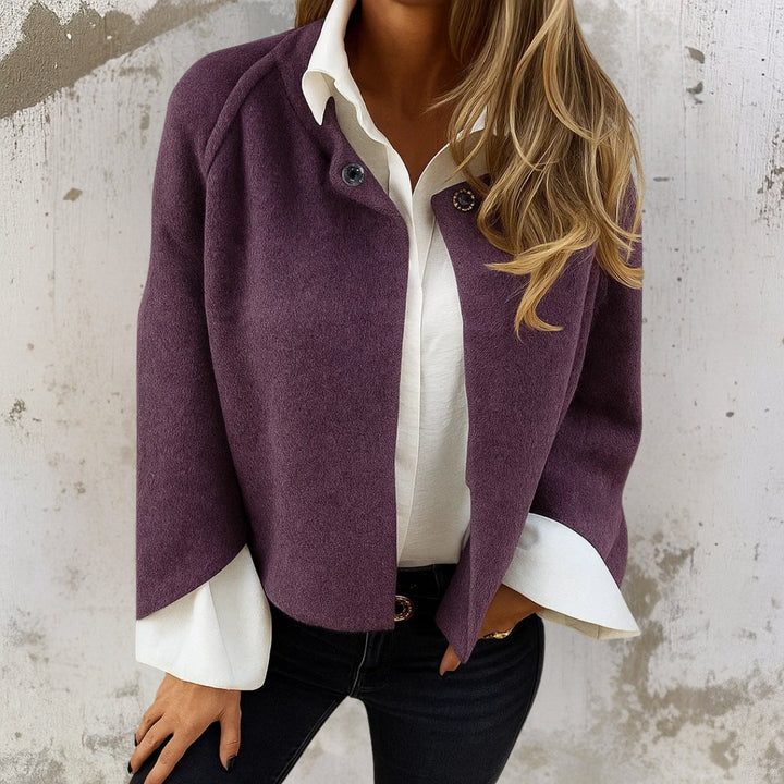 Riley | Cropped Wool Blend Cardigan