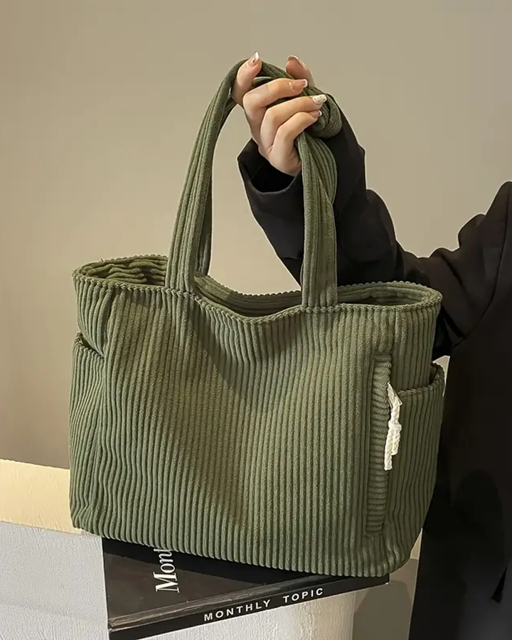 Tina – Ribbed Tote Bag