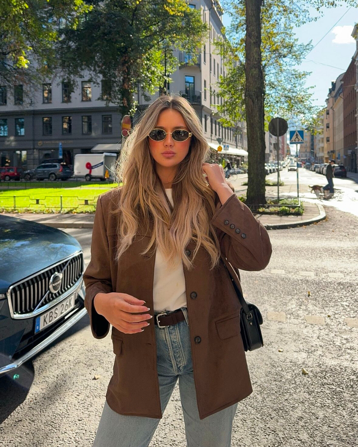 Jianna - Suede Blazer