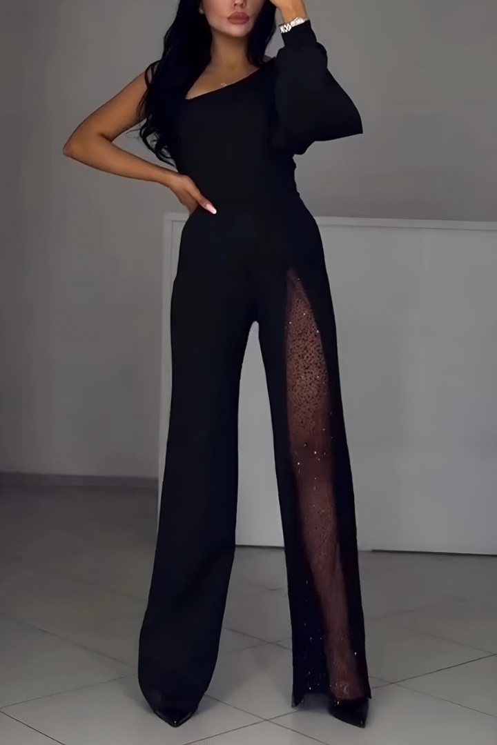 Raya | Shimmer Asymmetric Jumpsuit