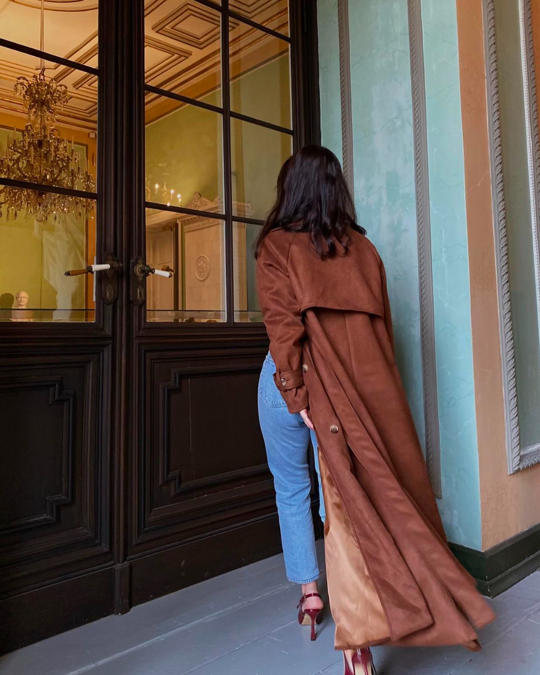 Dayanna - Suede Trench Coat