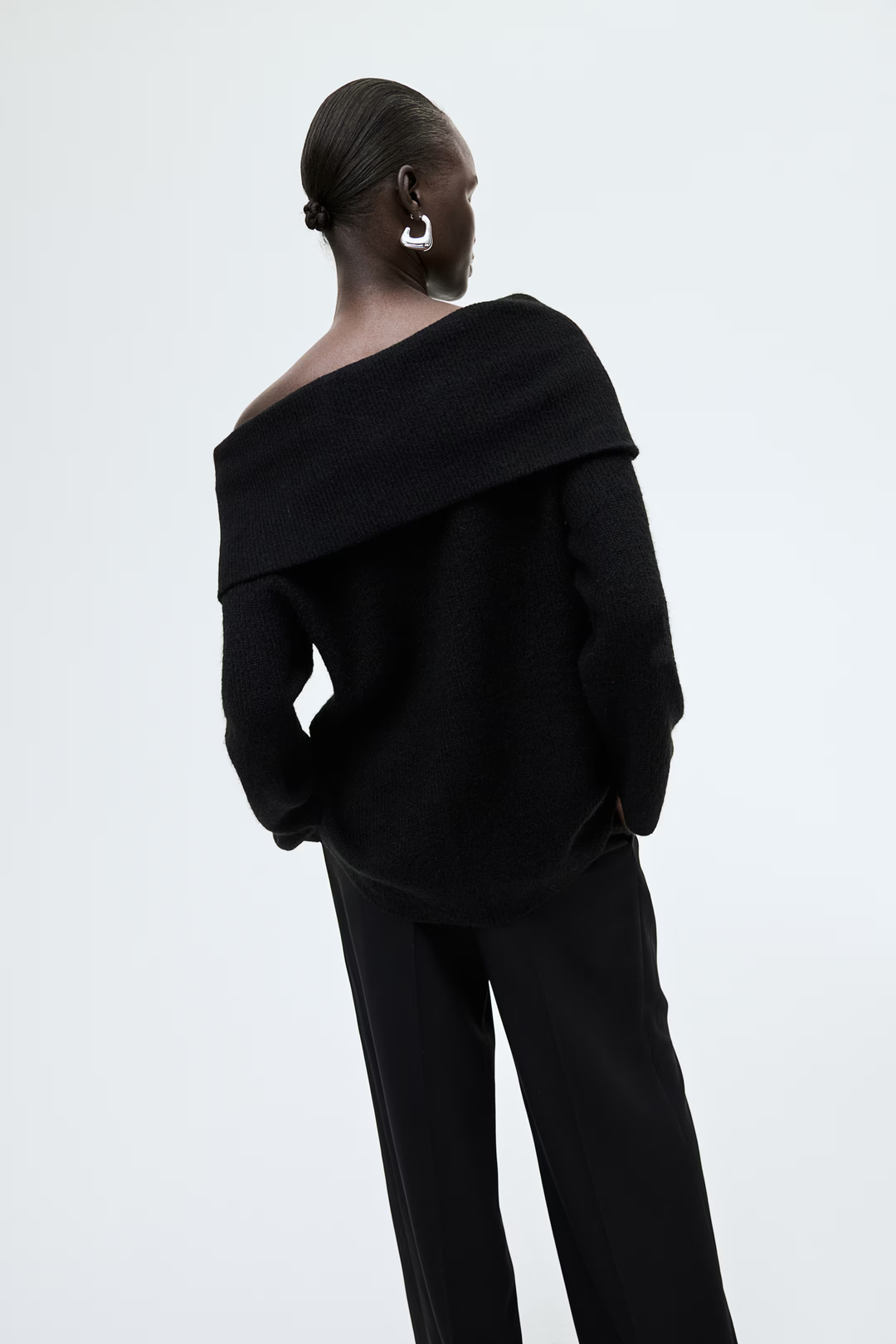 Jazzy - Off-Shoulder Layered Knitted Top