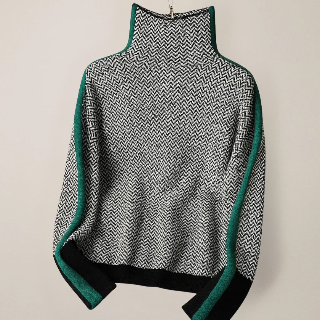 Amara | High Collar Sweater