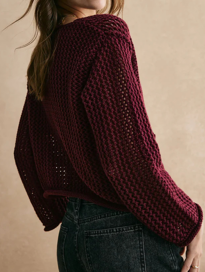 SOPHIA - Knitted Button Cardigan