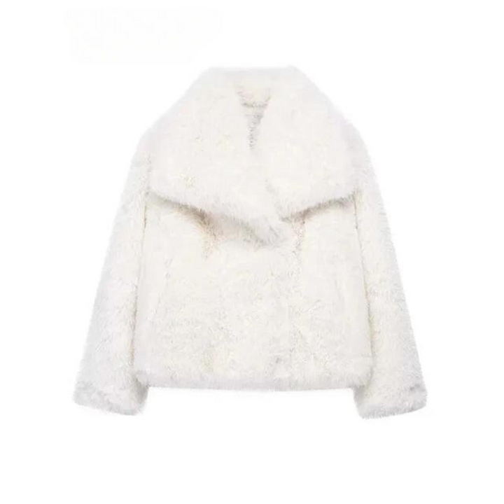 Felina - Burgundy Faux Fur Coat