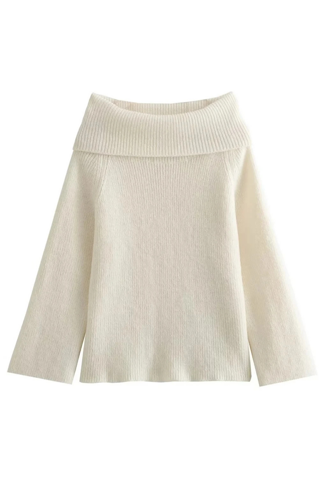 Jazzy - Off-Shoulder Layered Knitted Top
