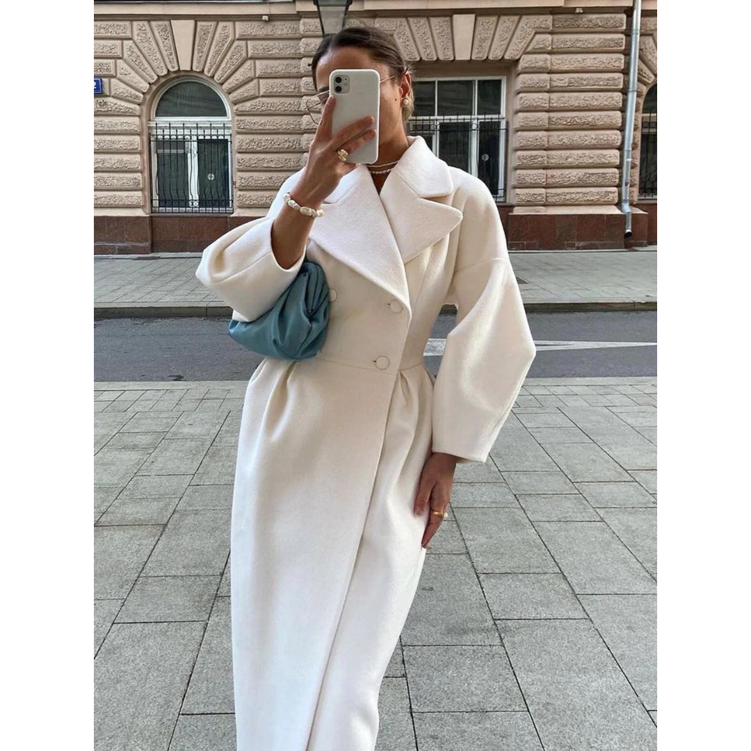 Mila - Double-Breasted Midi Coat
