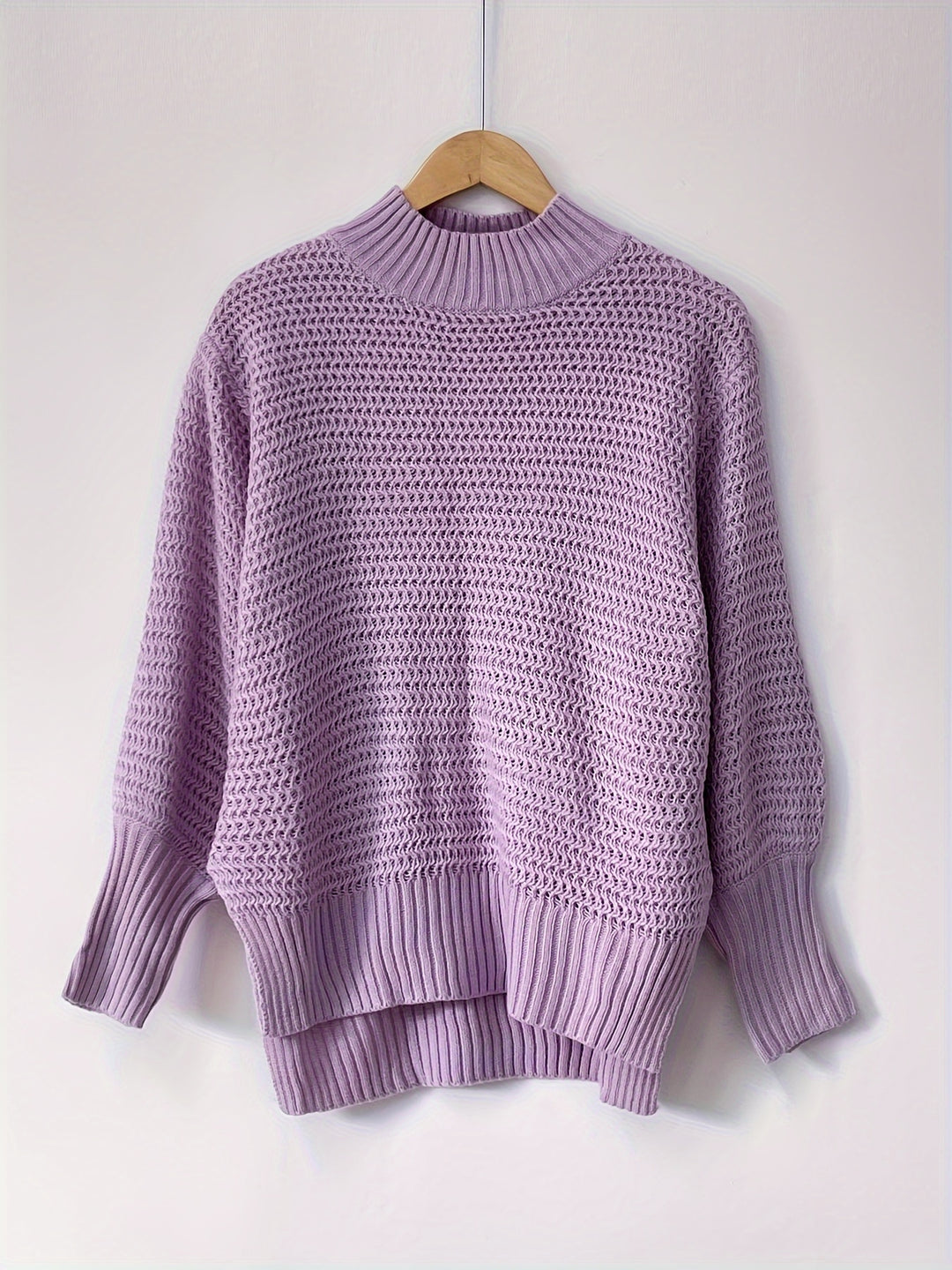 Teresa - Knitted Sweater With Slit