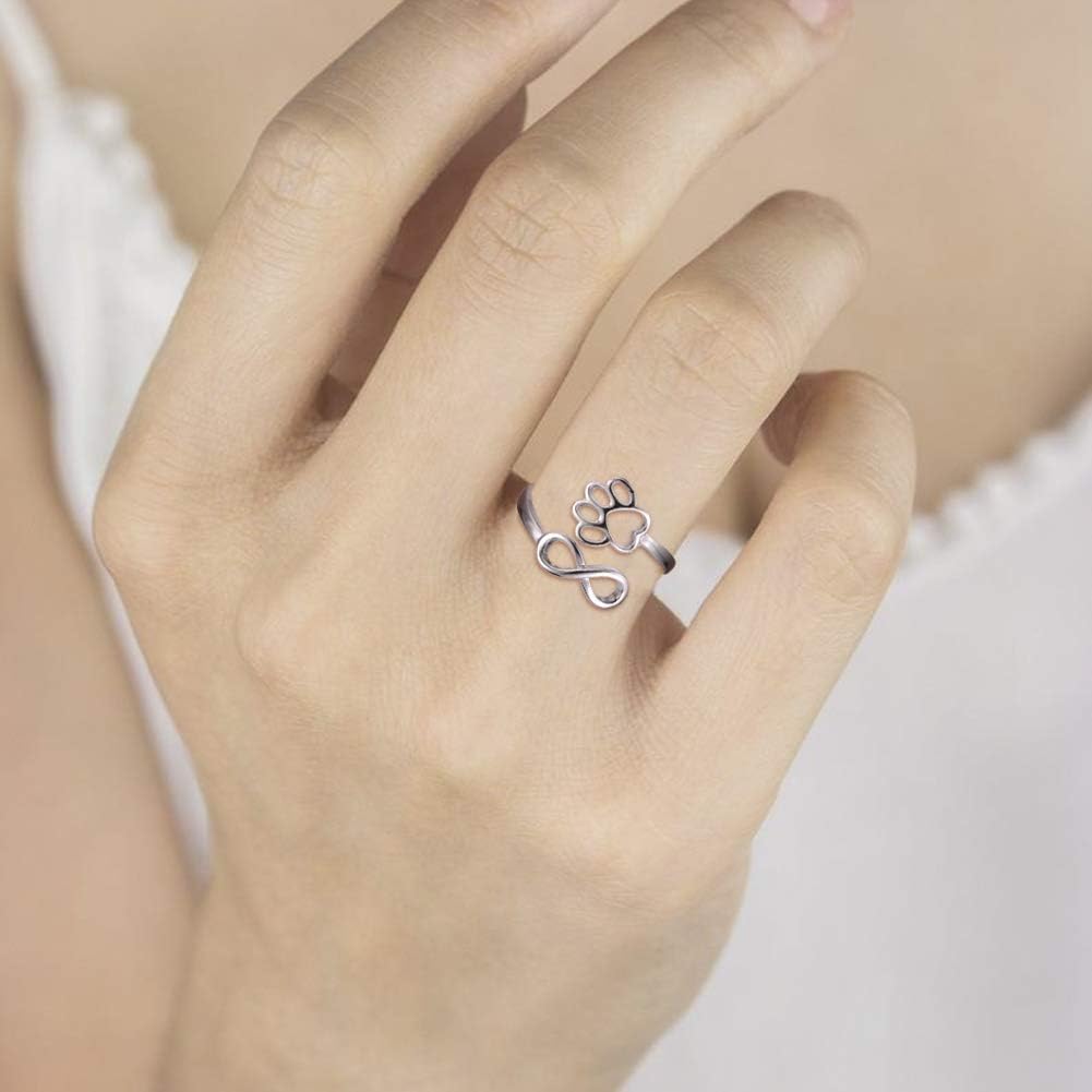 Infinity Footprint | The Heartbeat Paw Ring