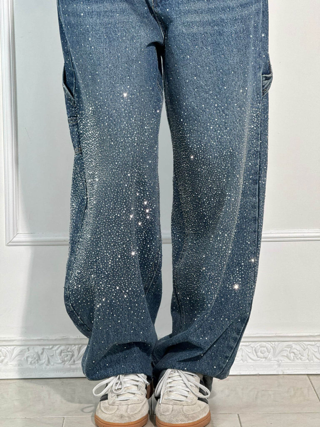Monika - Balloon Shine Denim Jeans