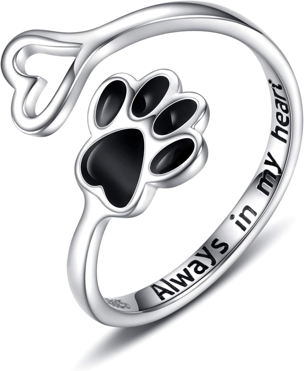 Infinity Footprint | The Heartbeat Paw Ring
