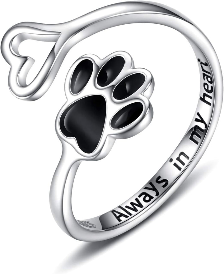 Infinity Footprint | The Heartbeat Paw Ring
