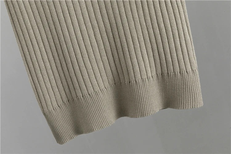 Bella - Ribbed Lounge Three Piece Set