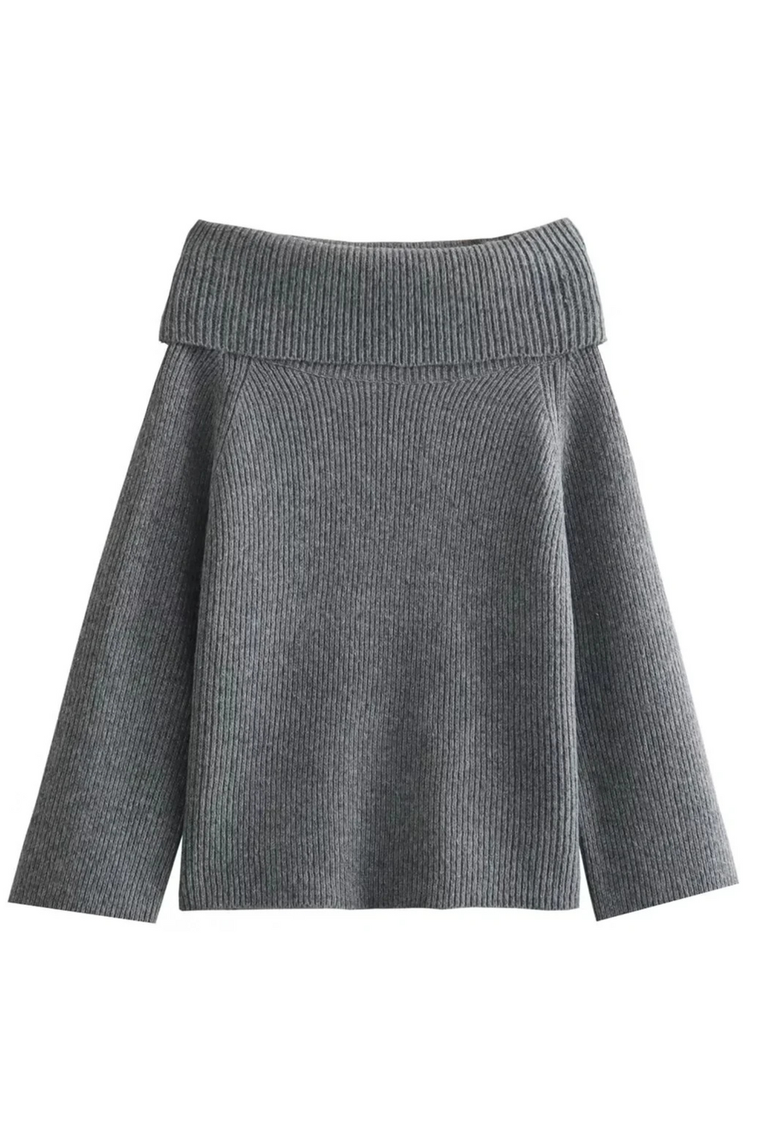 Jazzy - Off-Shoulder Layered Knitted Top