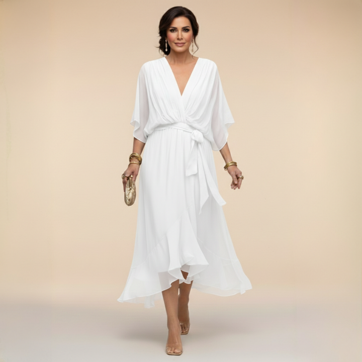 Aura | Drape Maxi Dress