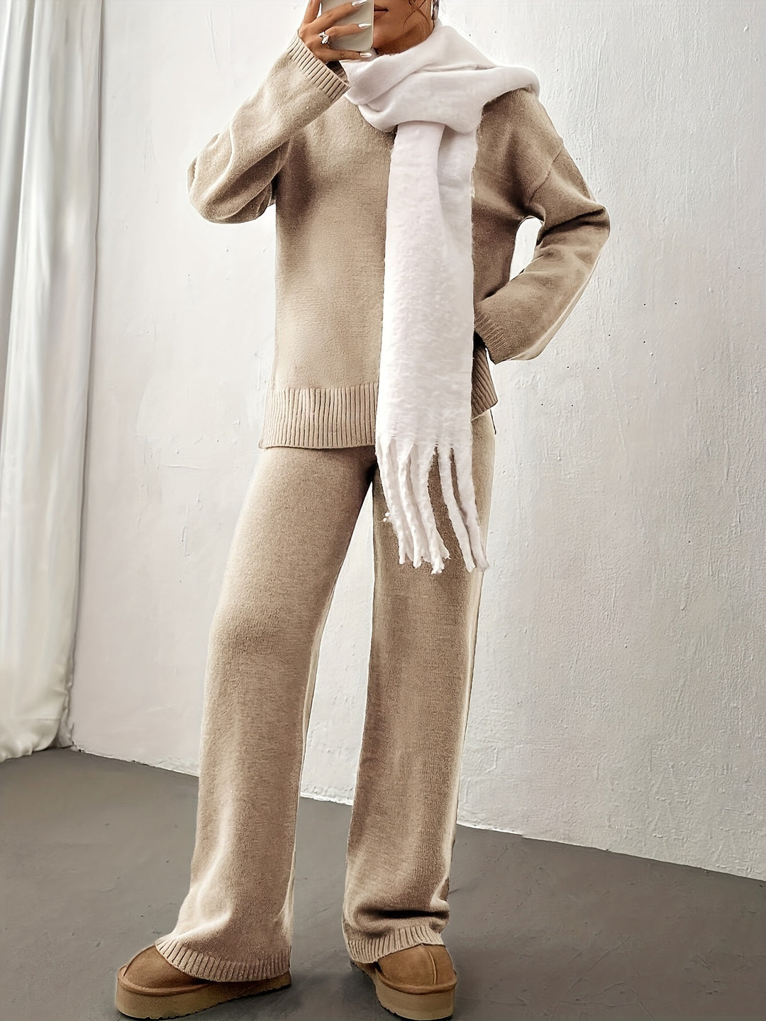 Monaco - Ribbed Knitted Set