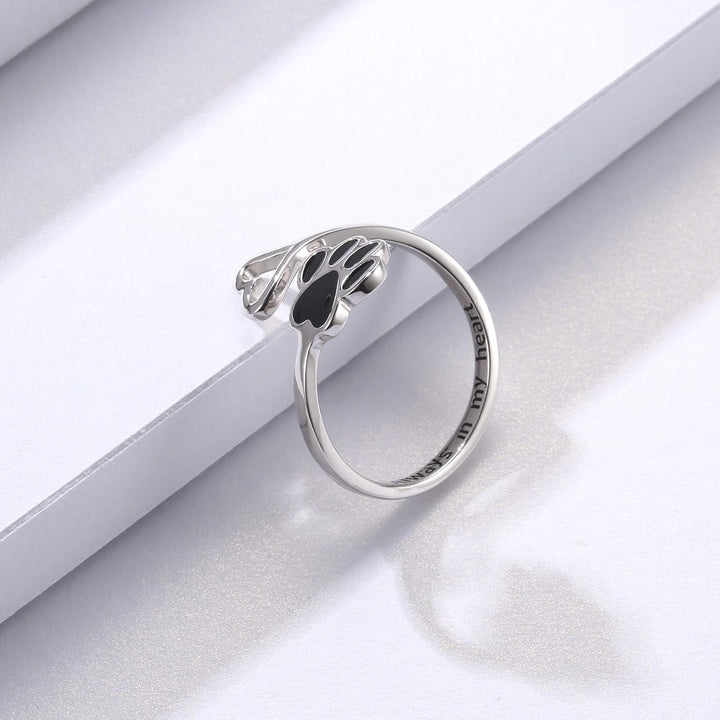 Infinity Footprint | The Heartbeat Paw Ring