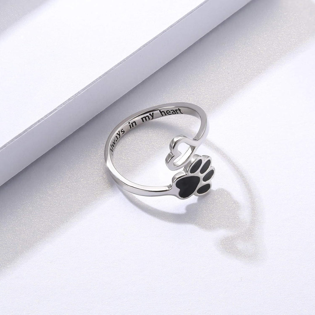 Infinity Footprint | The Heartbeat Paw Ring
