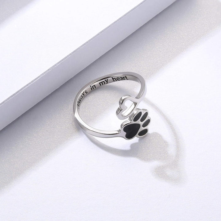 Infinity Footprint | The Heartbeat Paw Ring