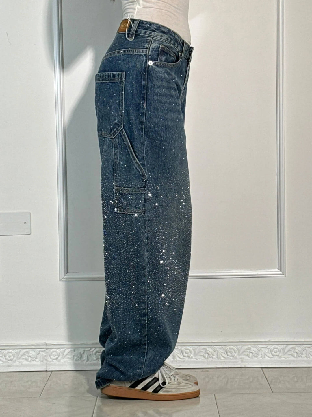 Monika - Balloon Shine Denim Jeans