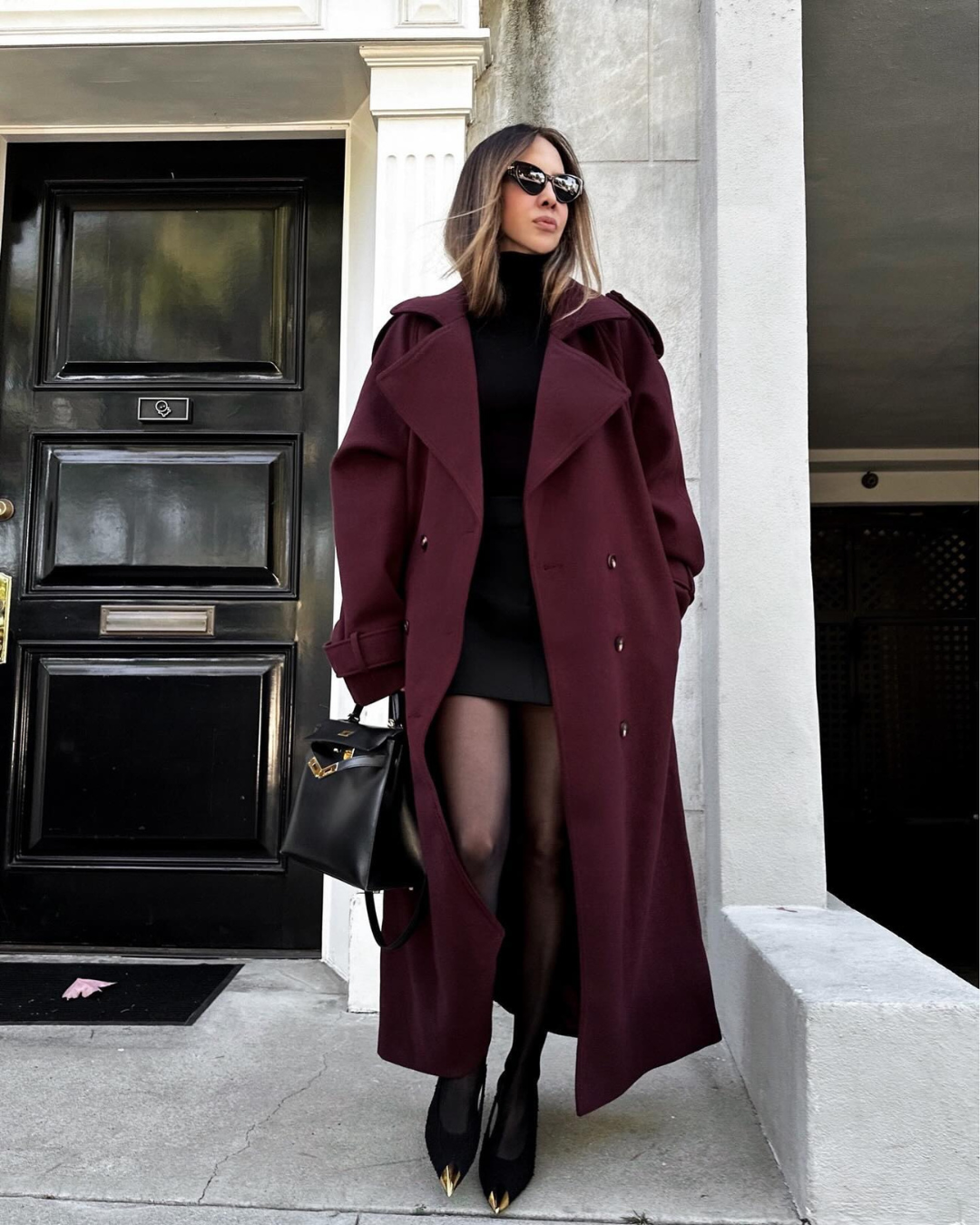 Diana - Tricot Trench Coat
