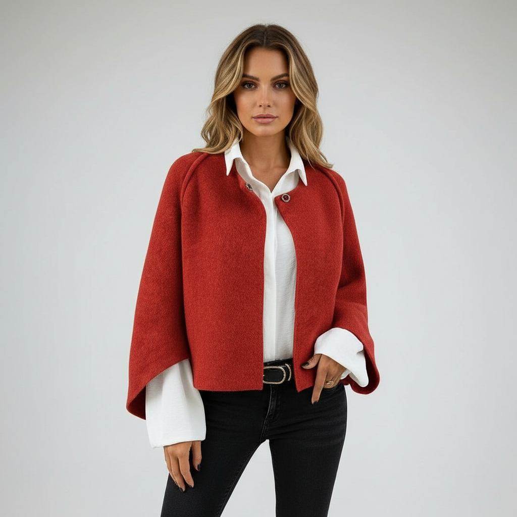 Riley | Cropped Wool Blend Cardigan