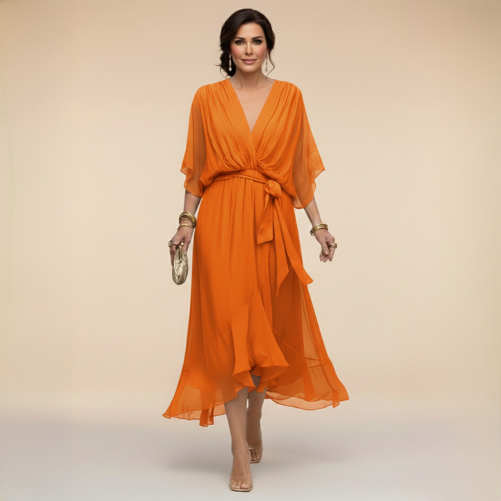 Aura | Drape Maxi Dress