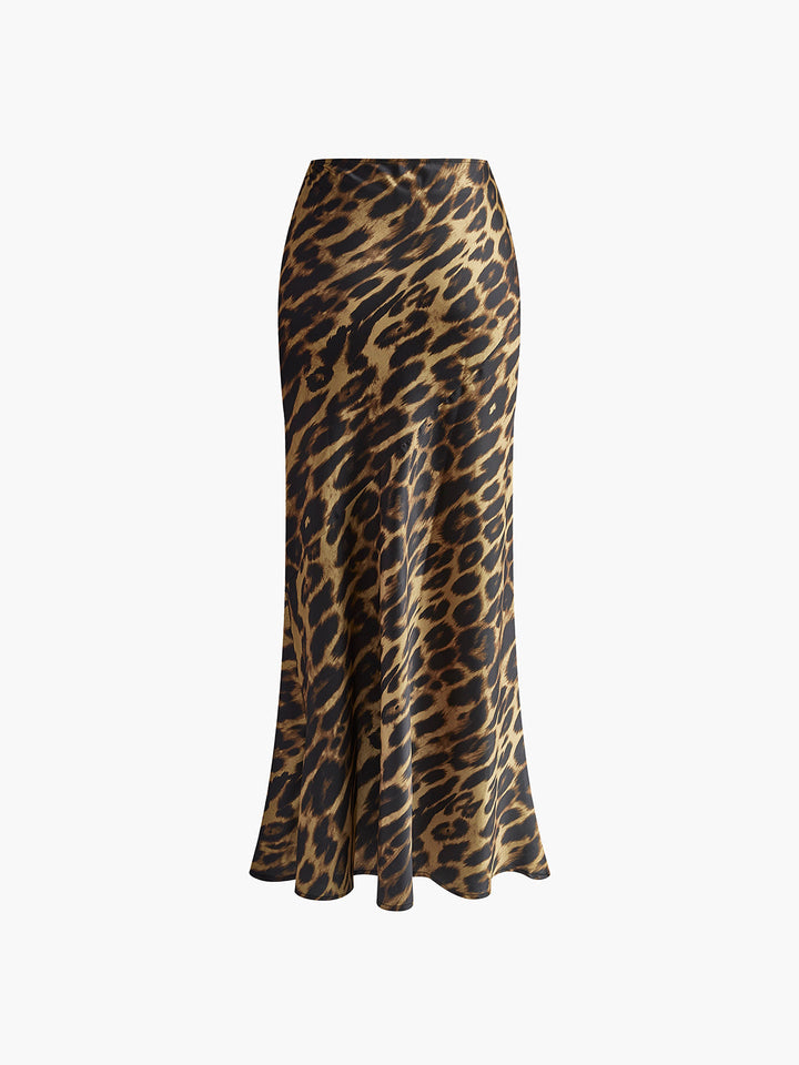 Mila | Leopard Maxi Skirt