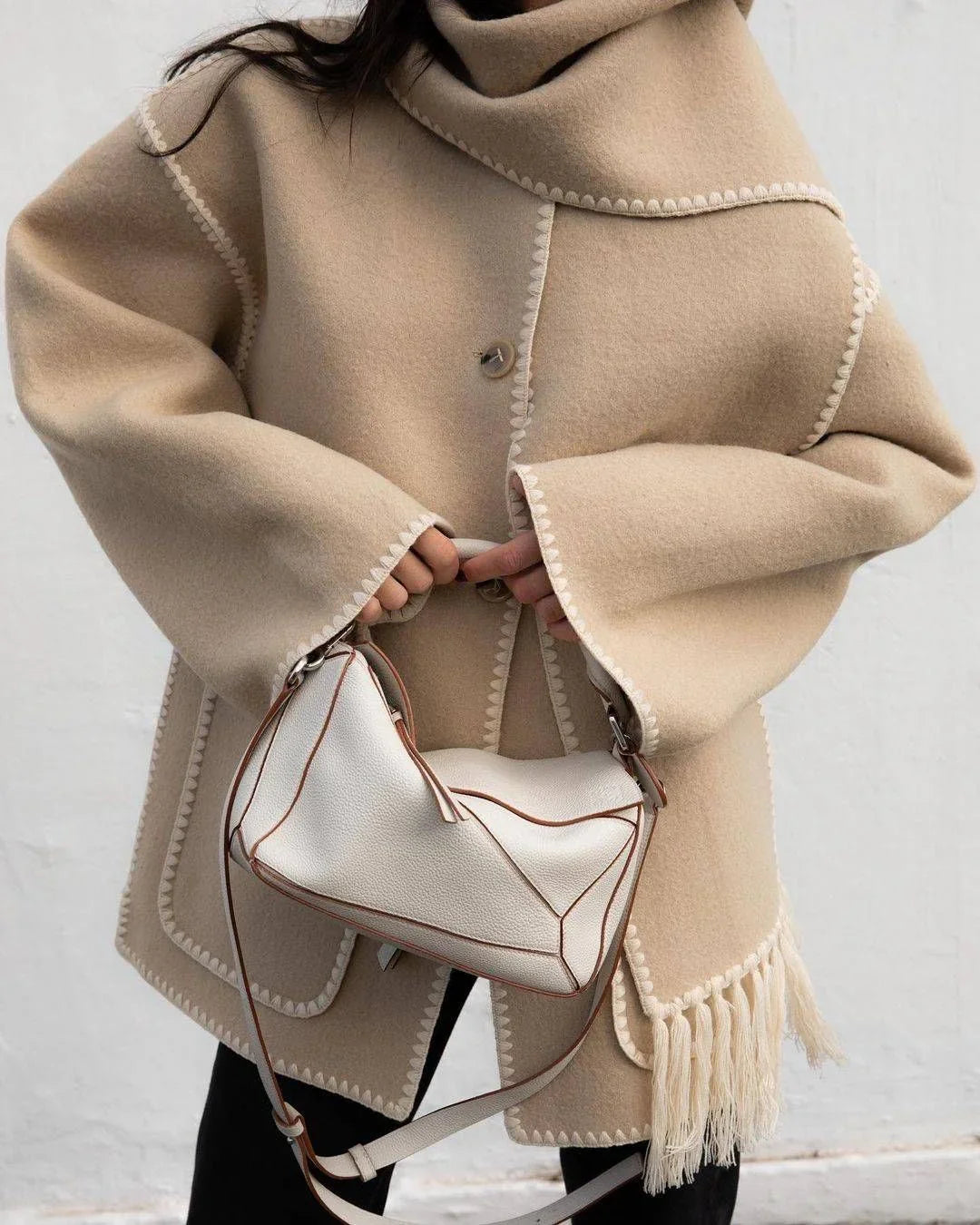 Sierra - Fringe Scarf Jacket