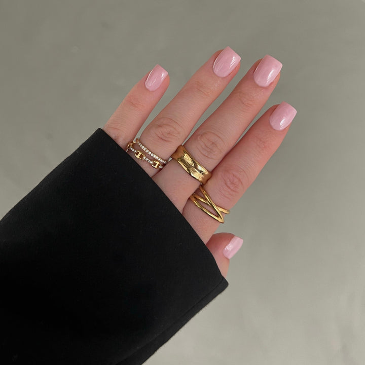 AIMÉ - Golden Link Ring
