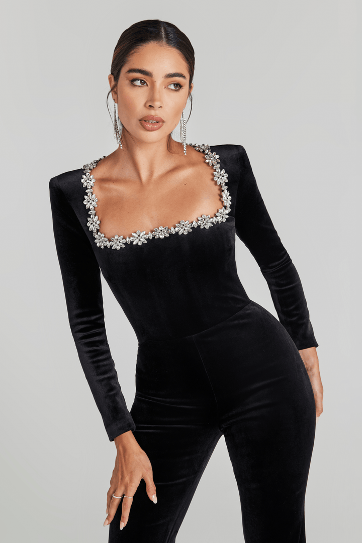 Celina - Black Jumpsuit