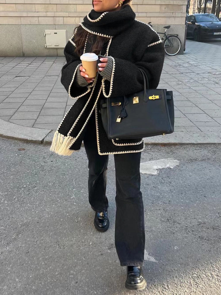 Lydia | Scarf Jacket