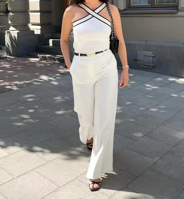 Hannah | Crossed Design Tank Top