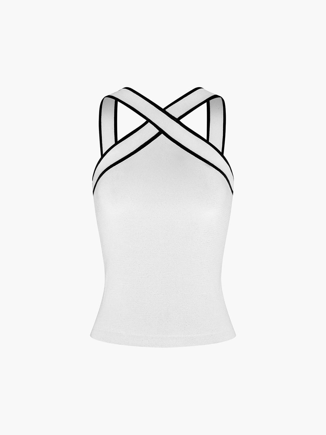 Hannah | Crossed Design Tank Top