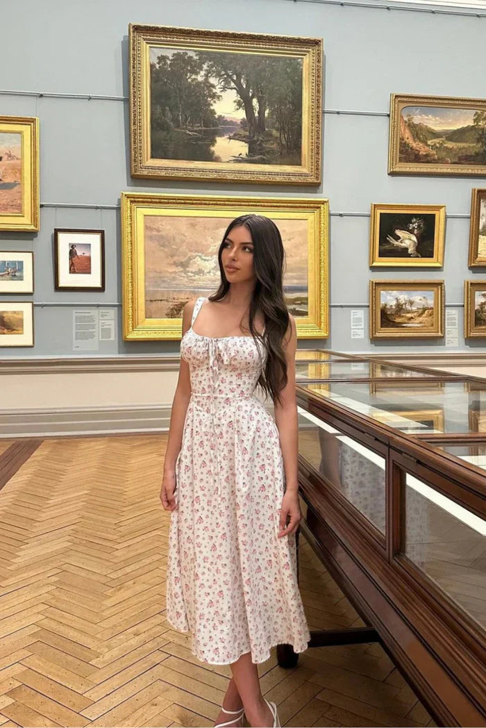 Meredith | Corset Midi Dress