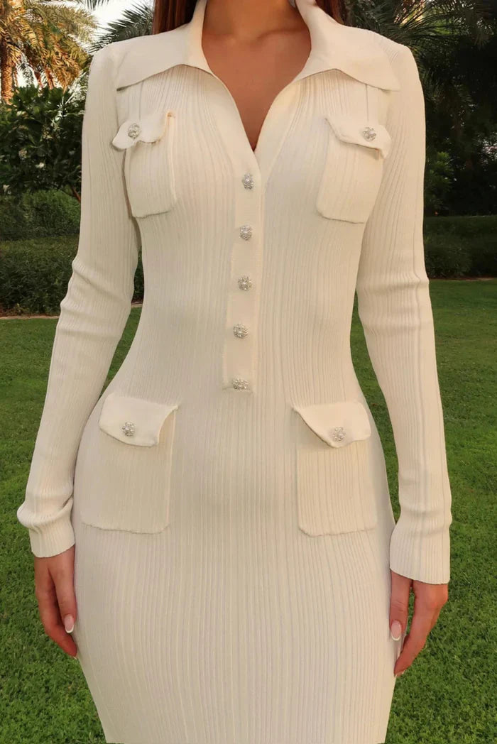 Juliette | Knitted Midi Dress