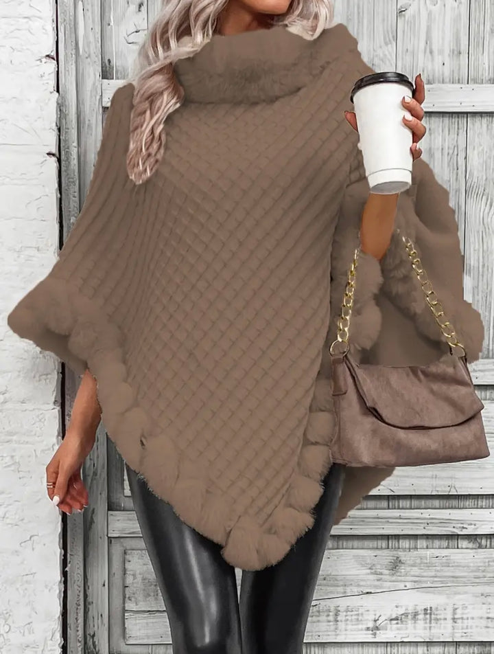 Inez - Fur Poncho
