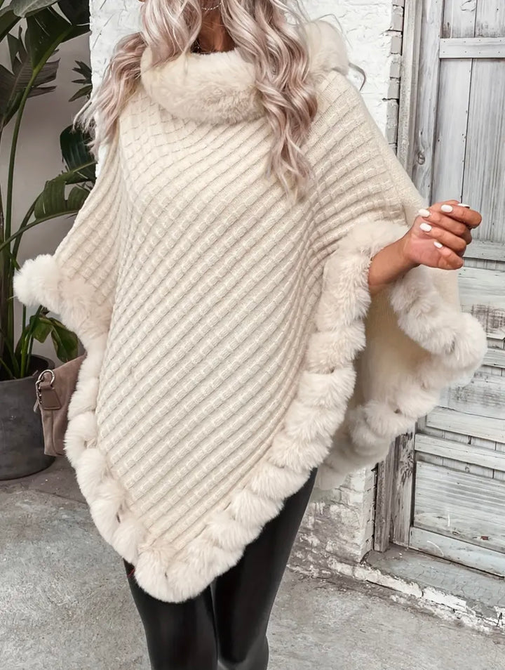 Inez - Fur Poncho