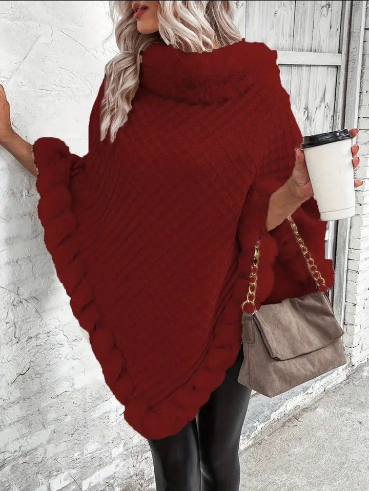 Inez - Fur Poncho