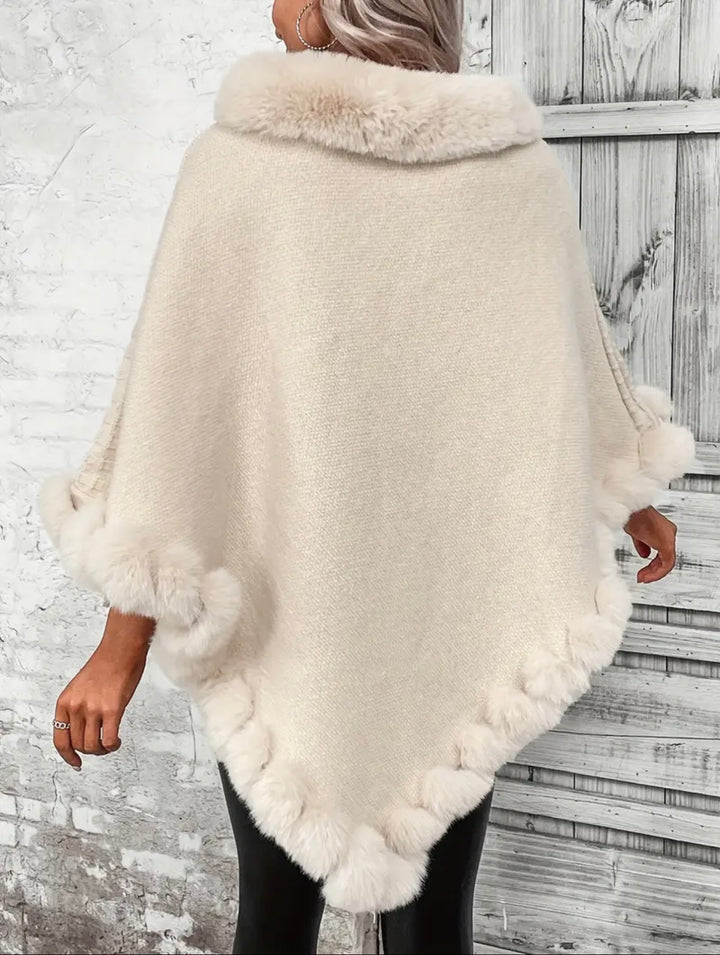 Inez - Fur Poncho