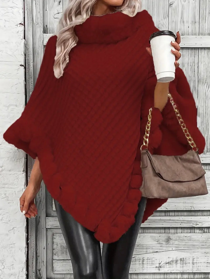 Inez - Fur Poncho