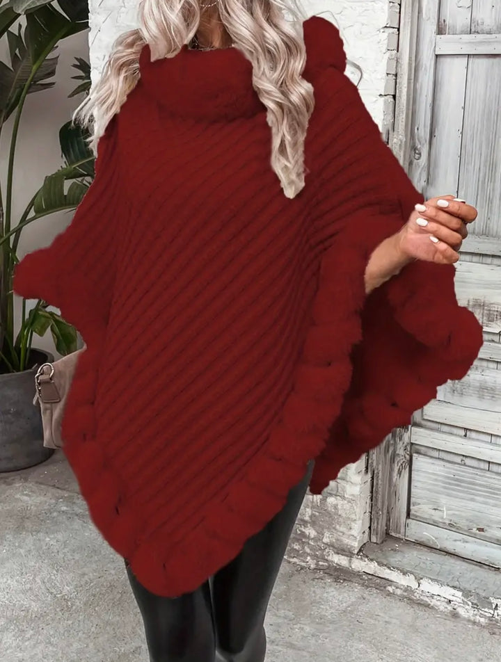 Inez - Fur Poncho