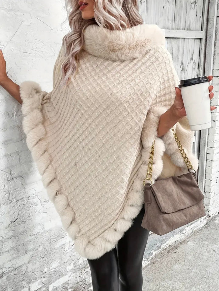 Inez - Fur Poncho