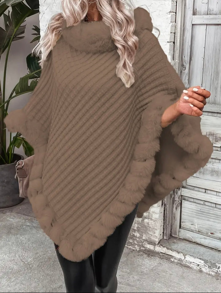 Inez - Fur Poncho