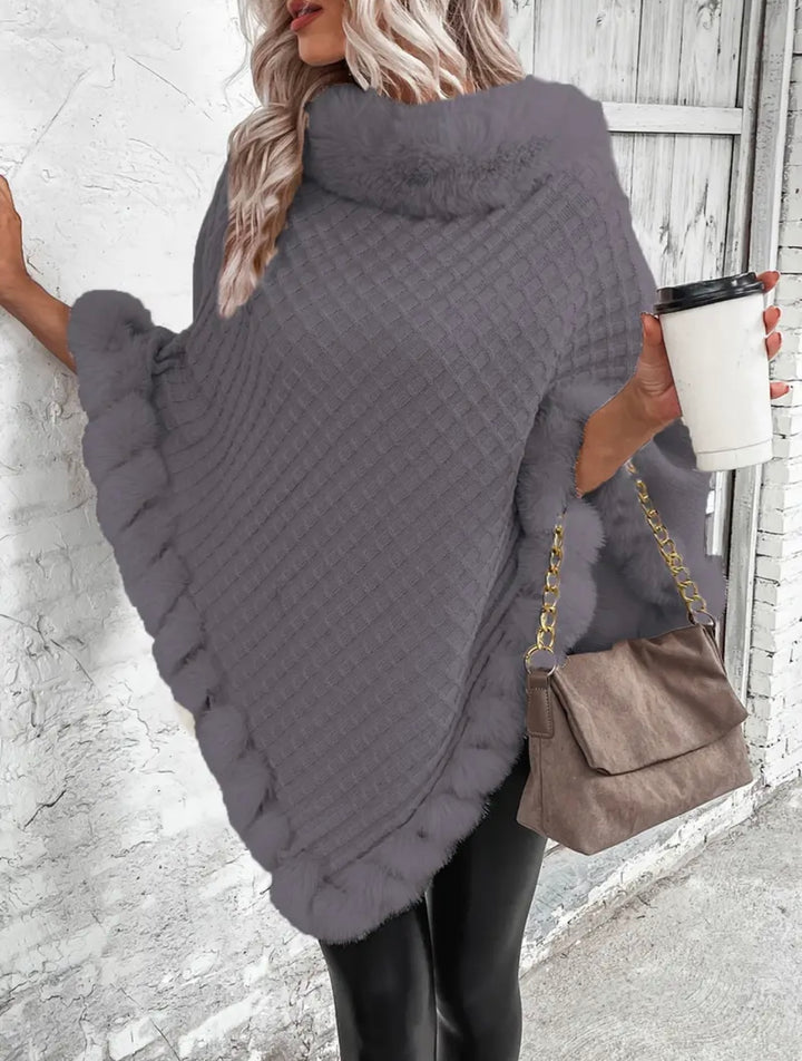 Inez - Fur Poncho