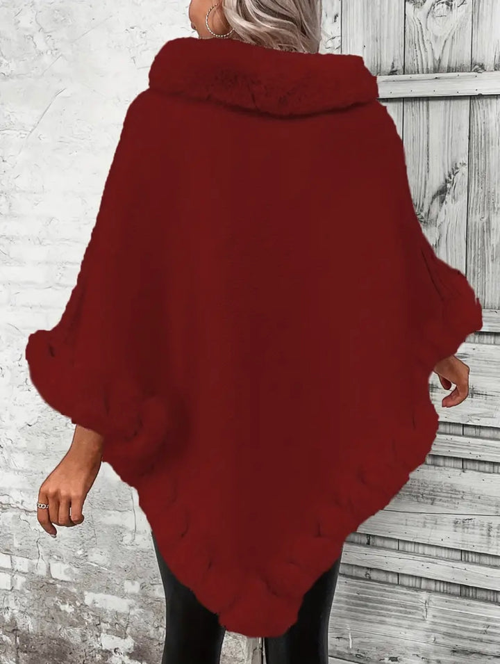 Inez - Fur Poncho