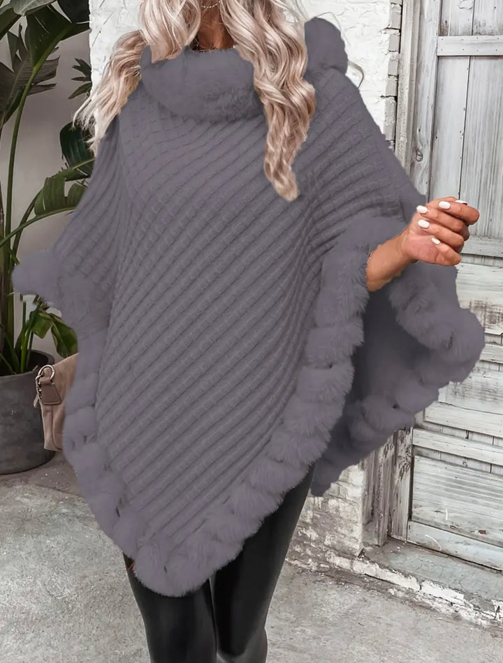 Inez - Fur Poncho