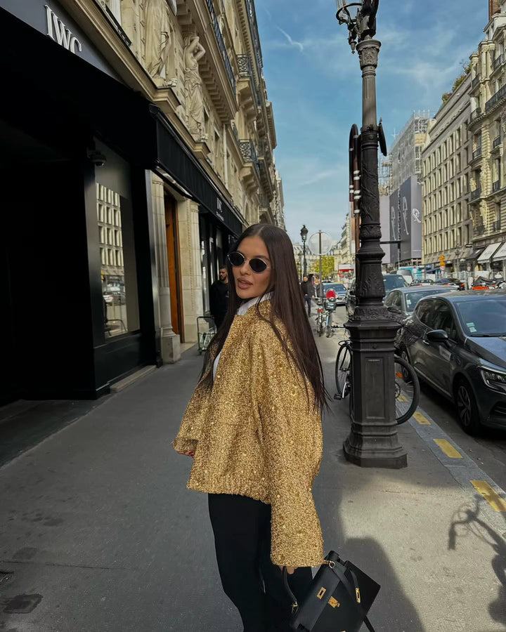 Victoria | Sequin Oversized Jacket