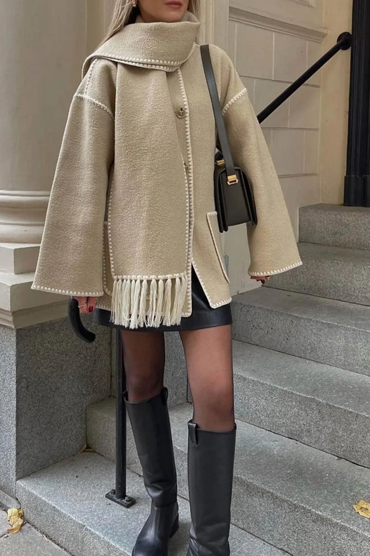 Sierra - Fringe Scarf Jacket